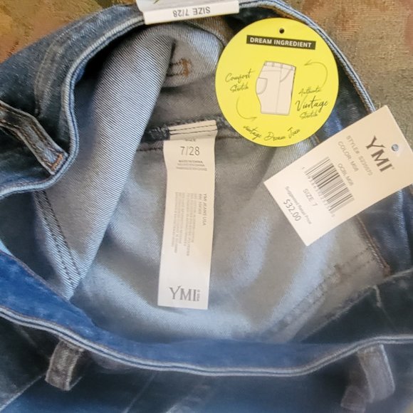 High Rise Button Fly Denim Daisy Dukes Denim Cutoff Shorts Size 7/28 NEW - Picture 8 of 8